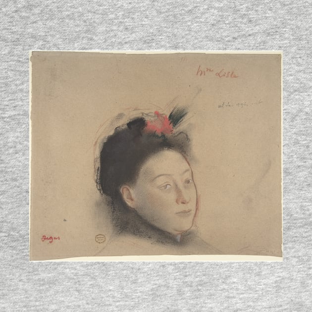 Madame Lisle by EdgarDegas